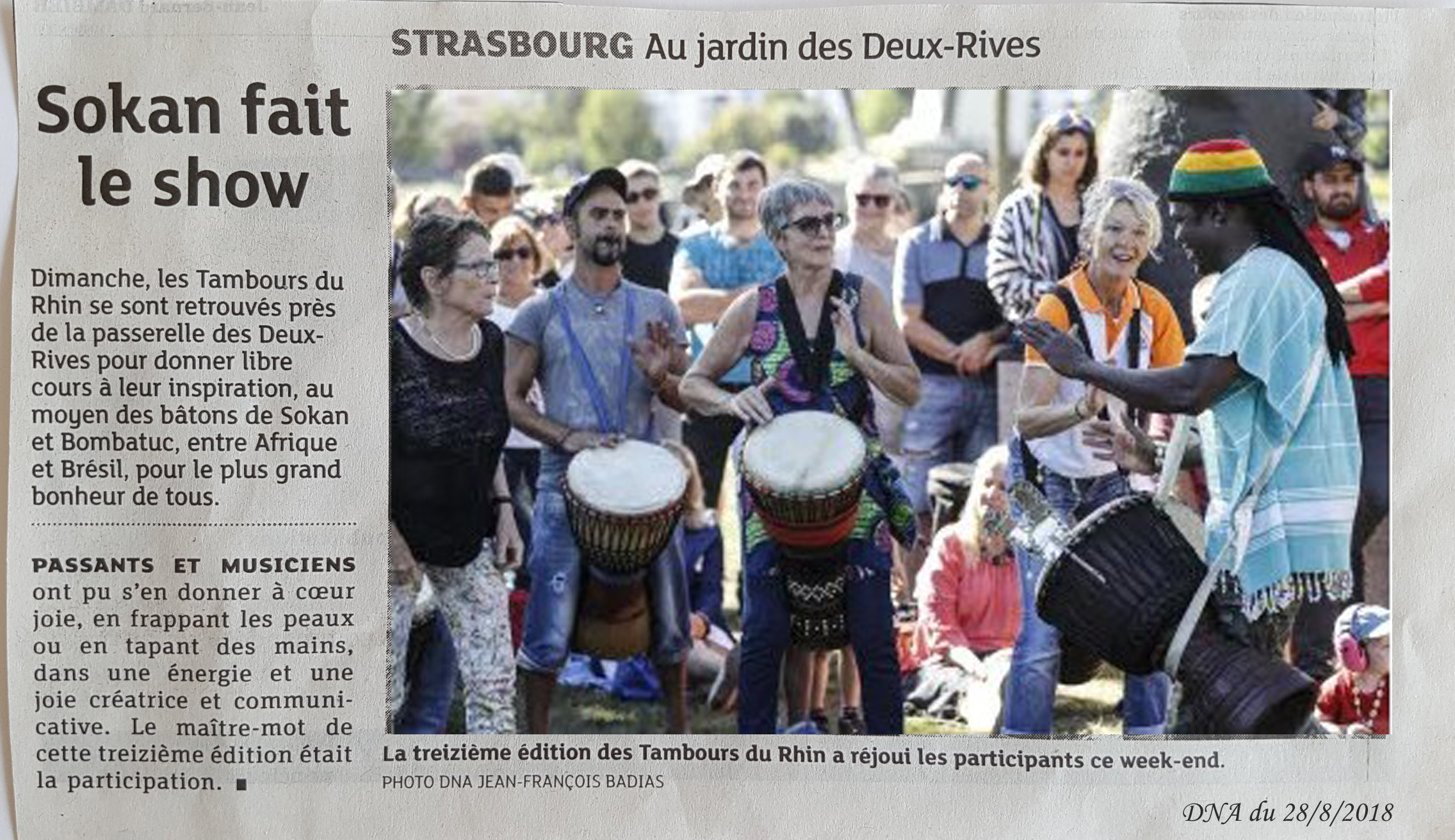 TDR 2018 DNA du 28 août